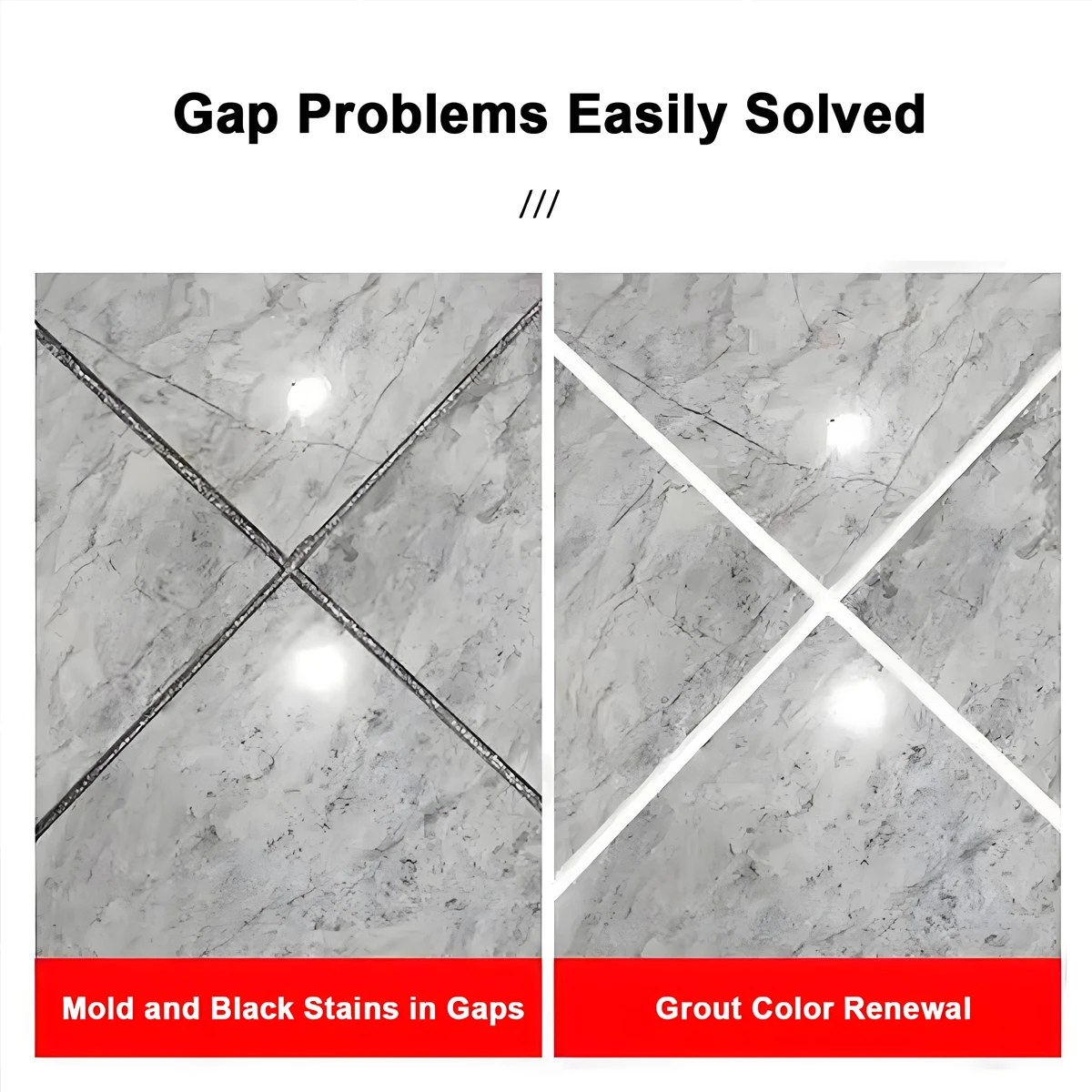 1/3 PCS DIY Grout Pen Quick Dry Home Repair Tool for Bathroom Kitchen Tiles Whitening Grout Marker to Revive Old Grout thumbnail 4