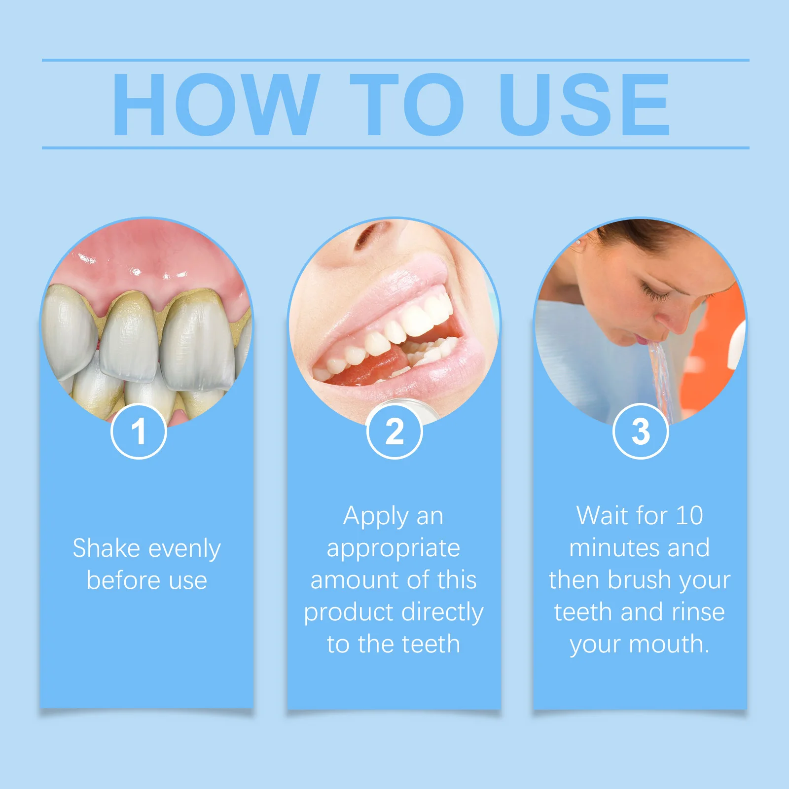 Oralhoe Dental Care Liquid Lasting Freshing Breath Deep Cleaning Oral Hygiene Removes Plaque Stains Teeth Brightening Serum 60ml thumbnail 6
