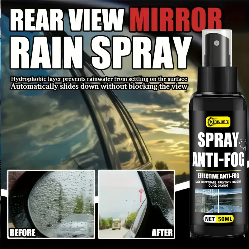 Motorcycle Helmet Anti-Fog Spray, Effectively Prevents Fogging, Enhances Visibility with Durable Nano Coating, Suitable for All thumbnail 3
