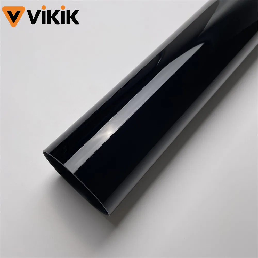 PET Glossy Piano Black Car Body Film Vinyl Wrap Styling Decal Self Adhesive Motorcycle Car Color Change Sticker thumbnail 6