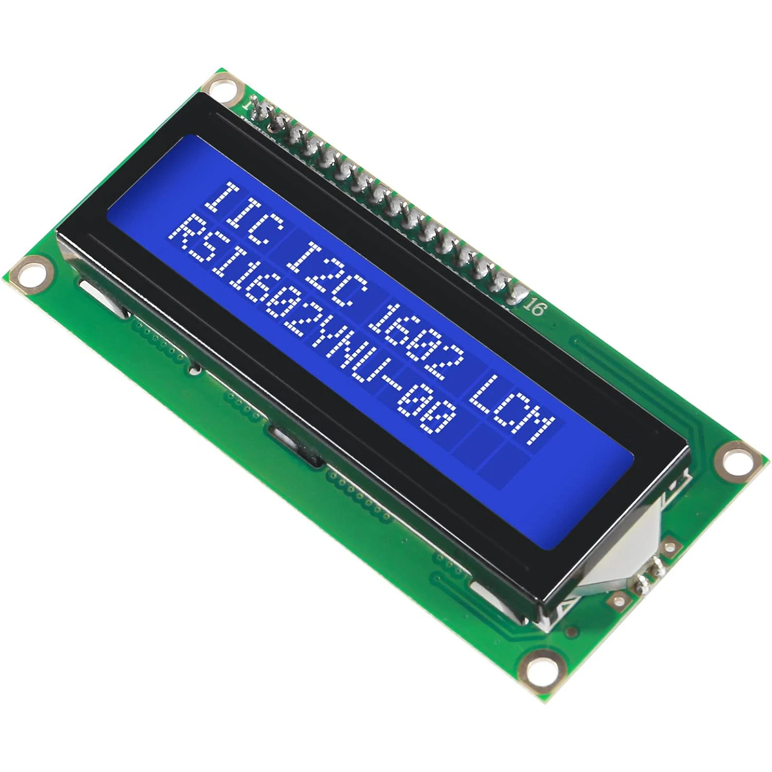 LCD1602 Screen with Backlight LCD Display Module Board 2 x 16 Characters 1602 5v for Ar-duino Duemilanove Robot 1602A UNO R3 MEG thumbnail 3
