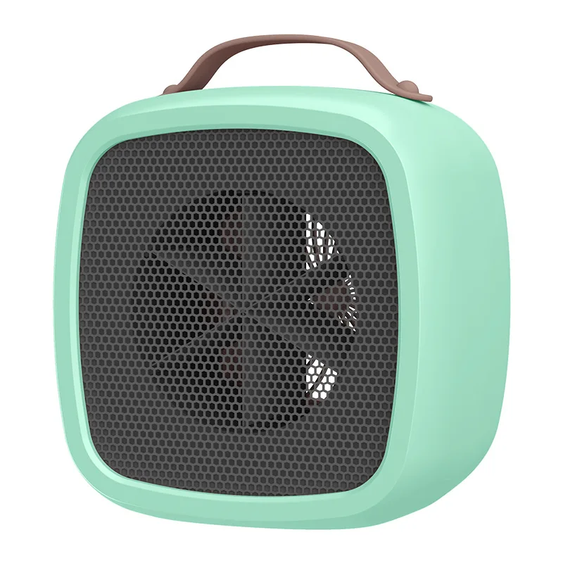 220V EU 500W Portable Mini Heater for Indoor Use Fast Heating Household Desktop Fan Mute PTC Ceramic Winter Warmer thumbnail 4
