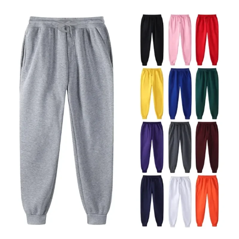 Autumn Winter Men/Women Fitness Workout Sweatpants Jogging Running Sweatpant Casual Comfortable Streetwear Women Tracksuit Pant thumbnail 2