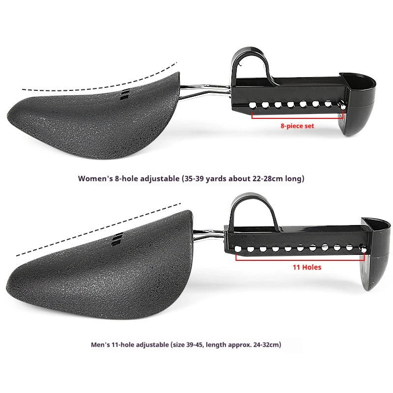 Adjustable Plastic Shoe Trees Shaping Anti Wrinkle Shoe Lasts Scalable Shoe Stretcher for Anti Deformation Inner Support Unisex thumbnail 4