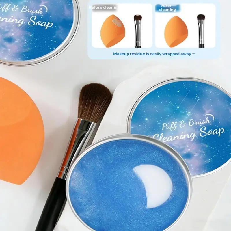 Natural Makeup Brush Cleaner Soap Multi Functional Washing Outdoor Portable Cosmetics Travel Beauty Cleaner Tools Reusable thumbnail 3