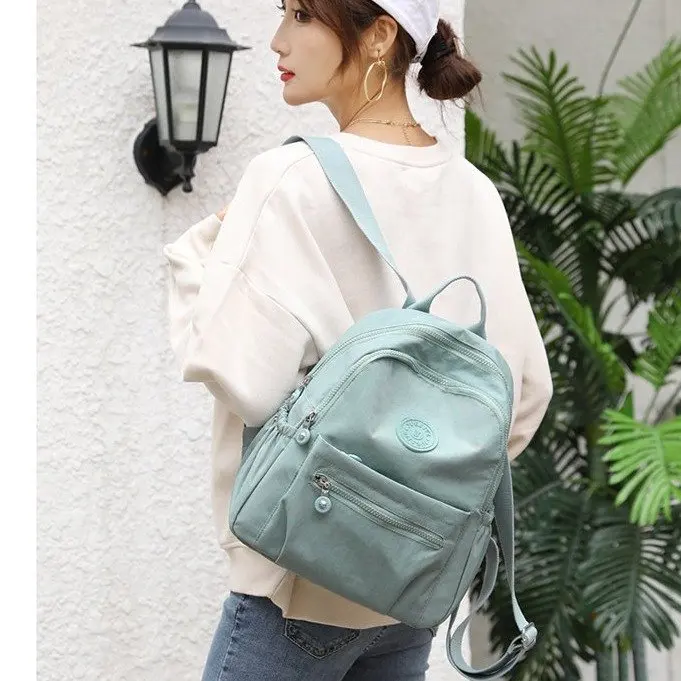 Hot Sale Of The Season New Outdoor Fashionable Nylon Leisure Unisex Backpack Waterproof Travel Bag Lightweight Versatile Wome... thumbnail 2