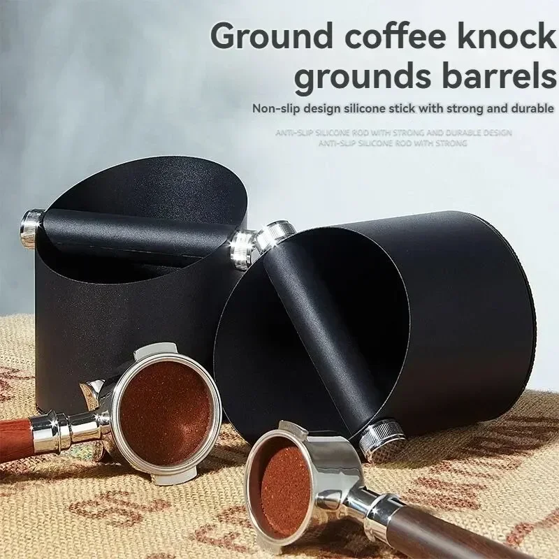 Coffee Grounds Powder Bucket Home Espresso Machine Handle Knockbox Container Organizer Abs Dregs Slot Waste Dregs Recycling Bin thumbnail 4