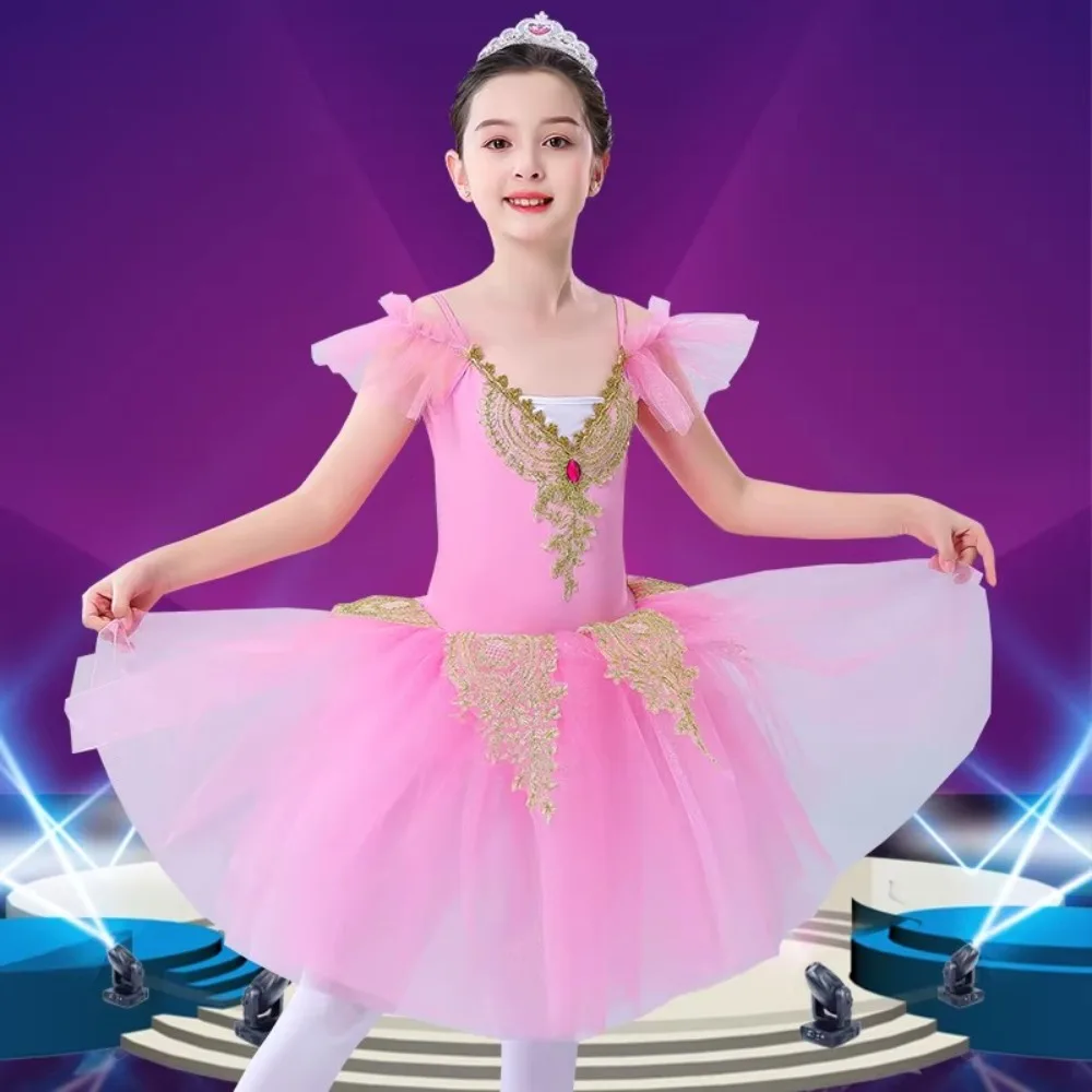 Kids Clothes Princess Party Elegant Tutu Ballet Leotards for Girls Dress Dance Wear Stage Performance Costume Children Clothing thumbnail 6
