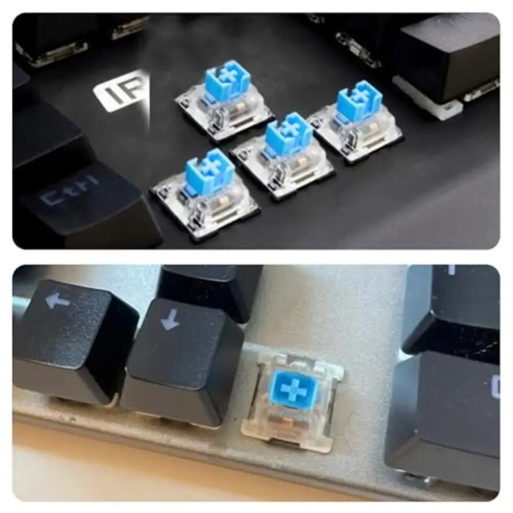 50Pcs Keyboard Switch Keyboard Clicker Key Replacement 3 Pin Tactile Switch 2 FOR KA Plastic For Electrical Equipment Tools thumbnail 3