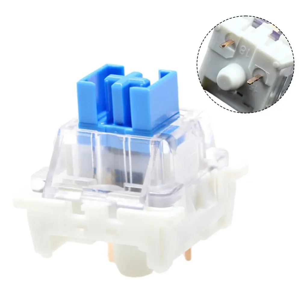 50Pcs Keyboard Switch Keyboard Clicker Key Replacement 3 Pin Tactile Switch 2 FOR KA Plastic For Electrical Equipment Tools thumbnail 2