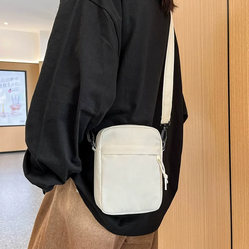 Men’s Women Small Crossbody Shoulder Bag, Lightweight Casual Sling Bag with Multi Zipper Pockets for Travel, Work, Daily Use thumbnail 3