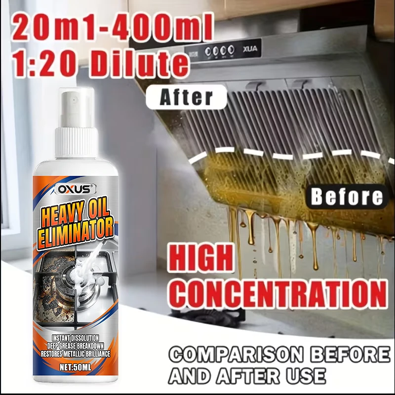 Oven Grill Cleaner Kitchen Cleaner Cooktop Degreaser Deodorizer Grease Stain Remover for Grills,Microwaves Tile Kitchen Cleaning thumbnail 4