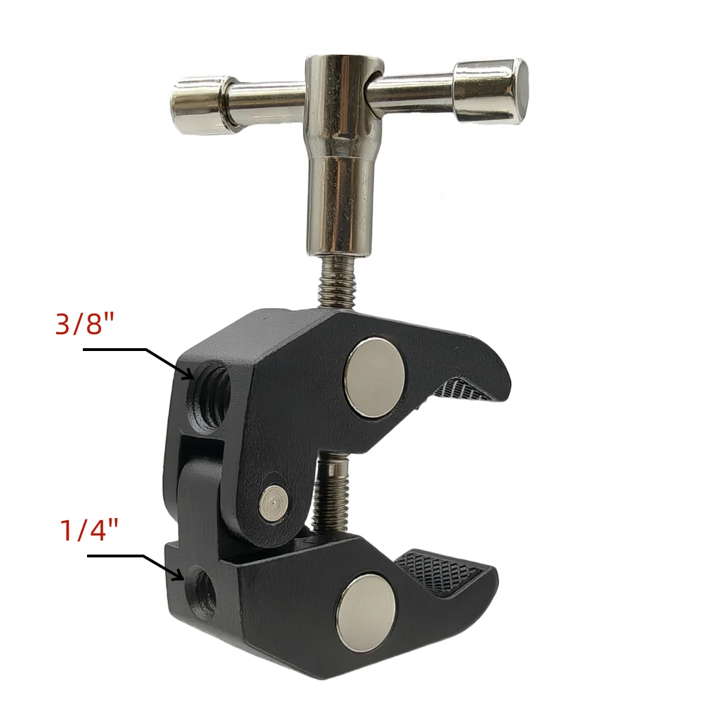 Aluminum Alloy Metal 11 Inch Articulating Magic Arm With Super Clamp Clip for DSLR Rig Camera LCD Monito LED Video Lighting thumbnail 5