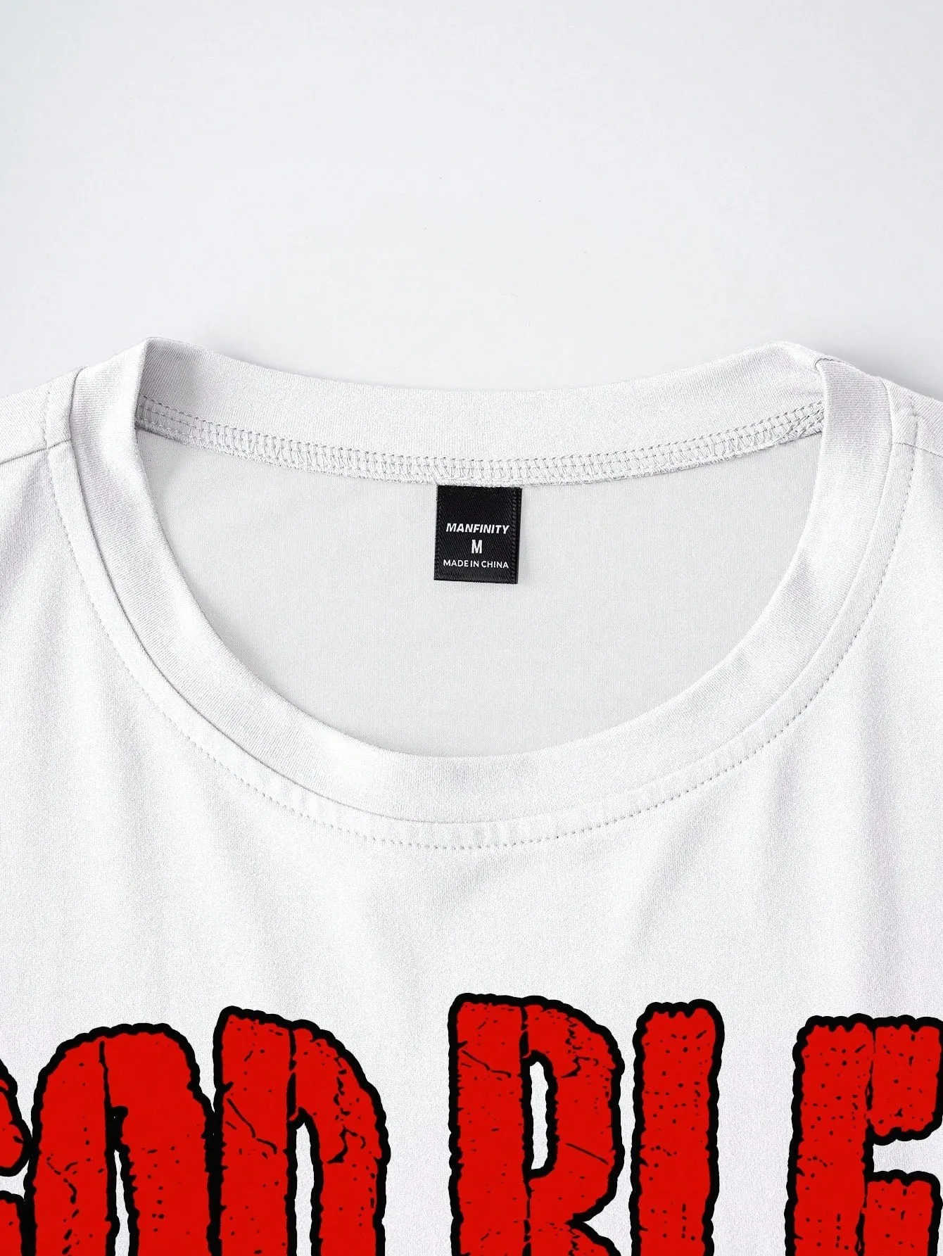 2026 Summer New Men's Suit - Street Casual Fashion Comfortable Soft Breathable Lightweight 3D Letter Pattern Print thumbnail 4