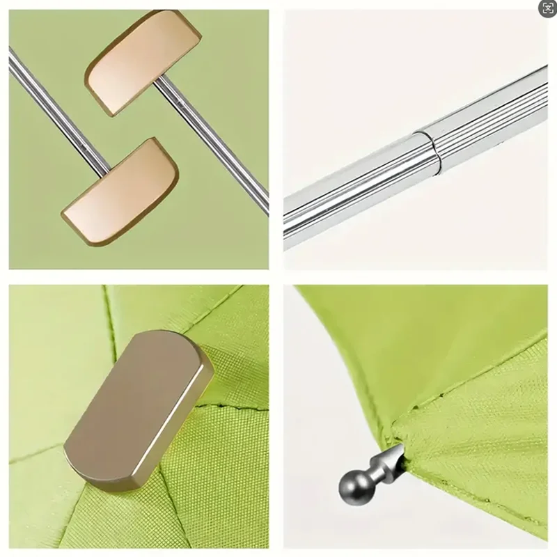Low Price Promotion Mini Sun Umbrella Pocket Rain Umbrella Vinyl Folding UV Ultraviolet Protection Sun Shade Pocket Parasol thumbnail 4