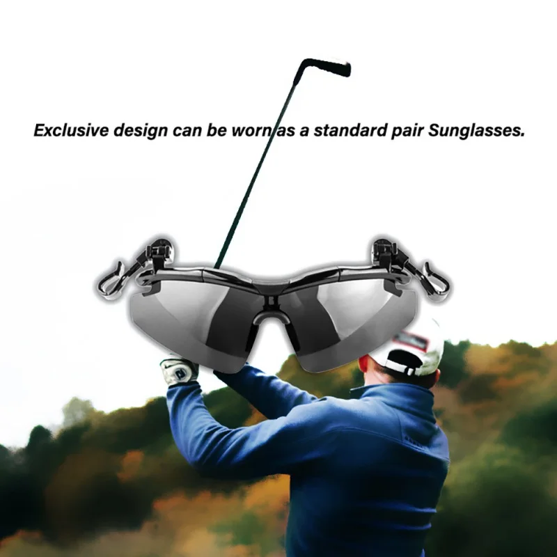 Polarized Fishing Hat Visor Clip-On Sunglasses - UV400 Protection for Golf Biking Hiking Sport Eyewear thumbnail 3