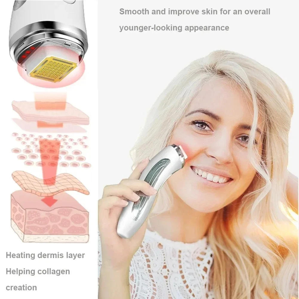 RF Radio Frequency Face Lifting Device Dot Matrix Beauty Massager Home Wrinkle Remover Skin Tightening Facial Massage Machine thumbnail 2