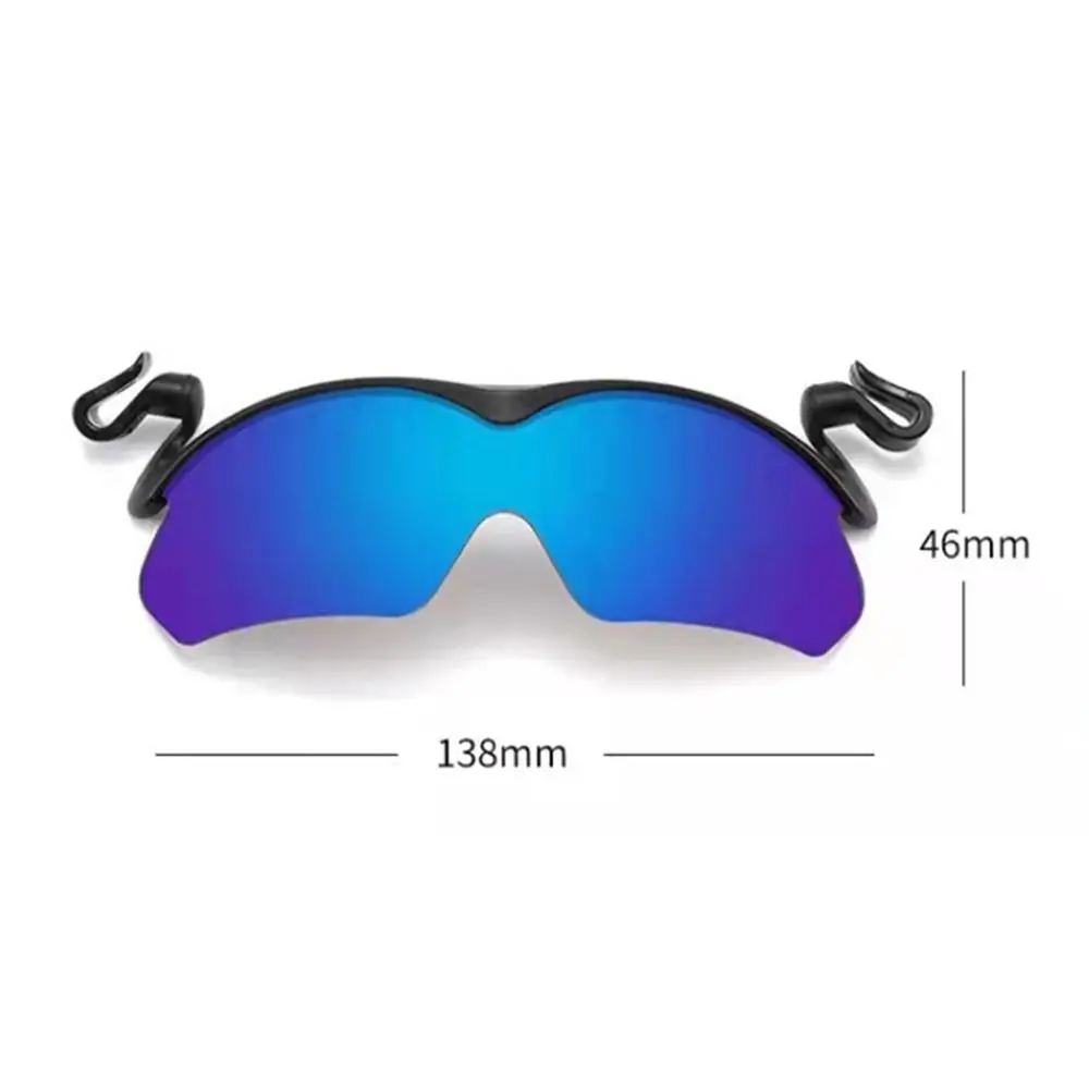 Adjustable Clip Cap Sports Sunglasses Clip On Hat UV Protection Sunglasses Flip-Up Cover Fishing Biking Eyewear Outdoor Sports thumbnail 6