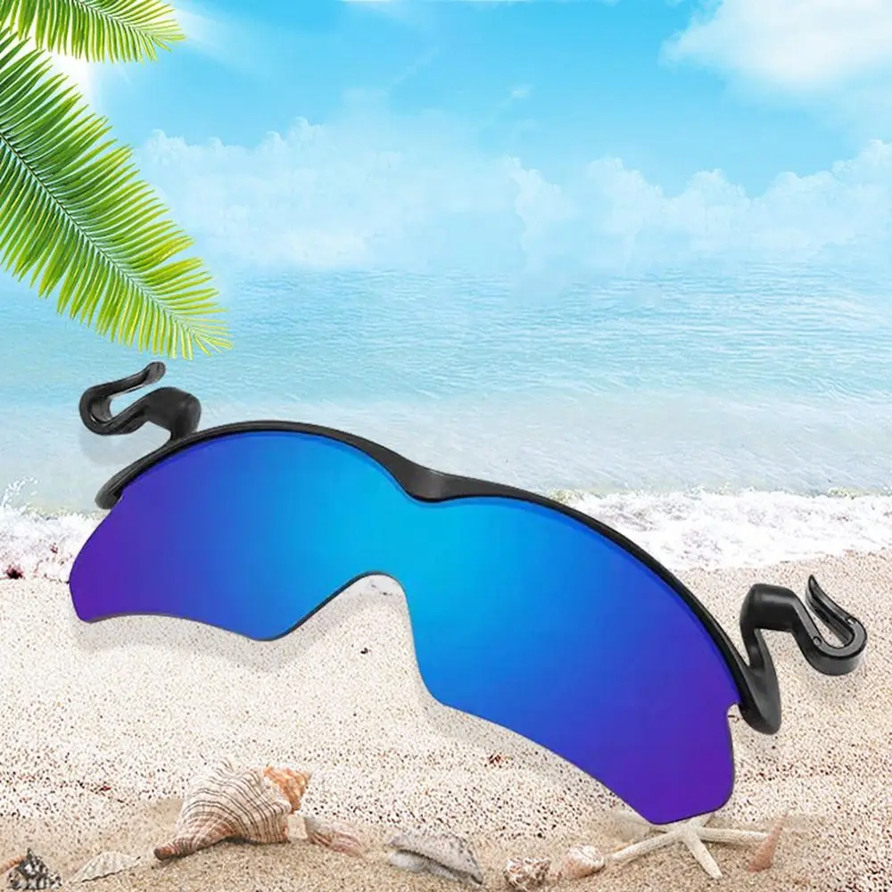 Adjustable Clip Cap Sports Sunglasses Clip On Hat UV Protection Sunglasses Flip-Up Cover Fishing Biking Eyewear Outdoor Sports thumbnail 4
