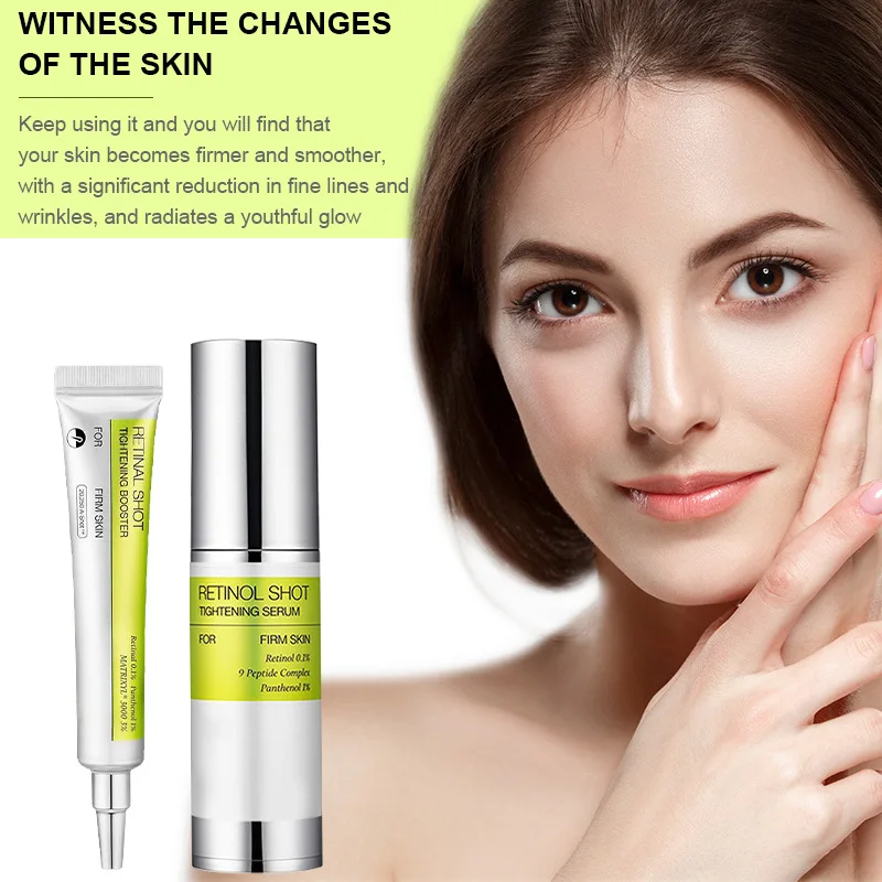 Korean Retinol Tightening Face Serum Firming Wrinkles Eye Cream Hydrating Remove Dark Circles Moisturizer Beauty Skin Care thumbnail 3