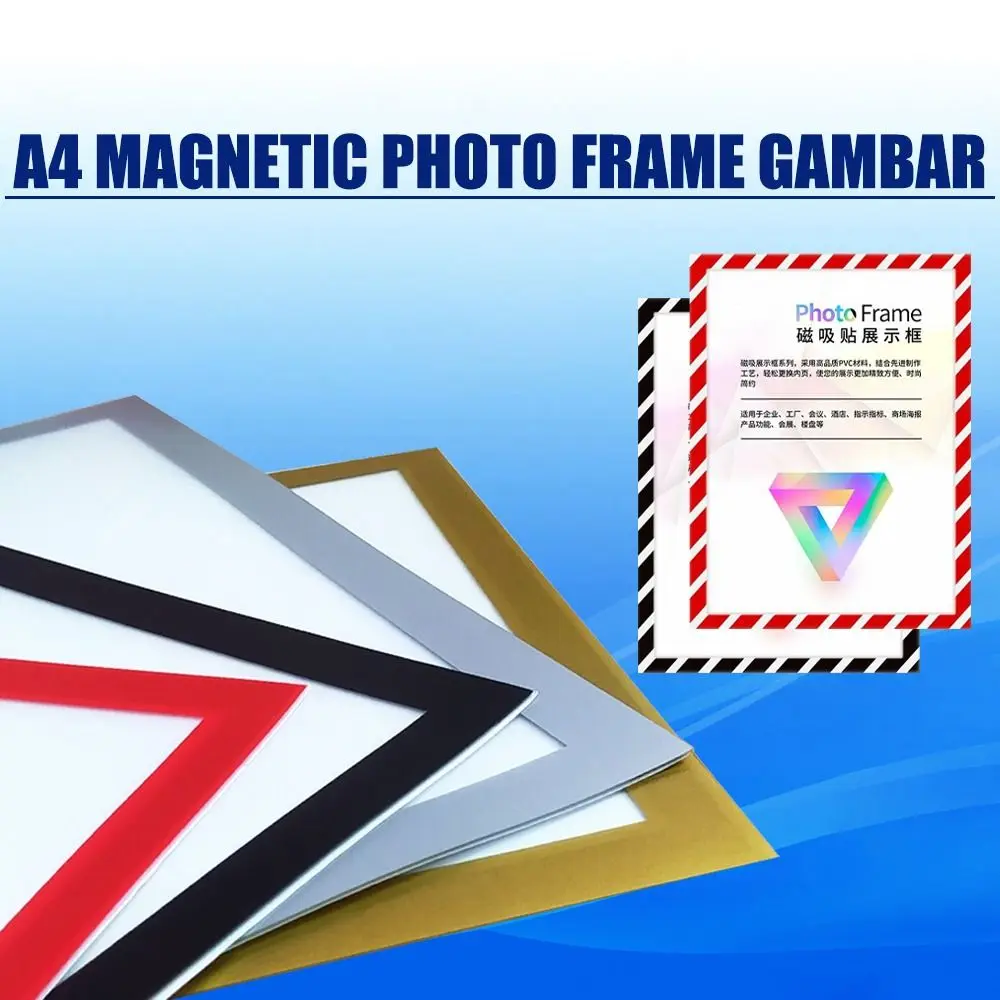 A3 A4 8.5x11inch Magnetic Photo Frame Self Adhesive Wall Home Decor Magnetic Picture Frames Poster Certificate Artwork thumbnail 3