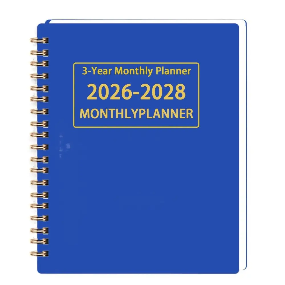 A4/A5 3 Years Monthly Planner 2026-2028 Yearly Goals Calendar Book Smooth Writing Annual Summary Agenda Calendar Academic Year thumbnail 2