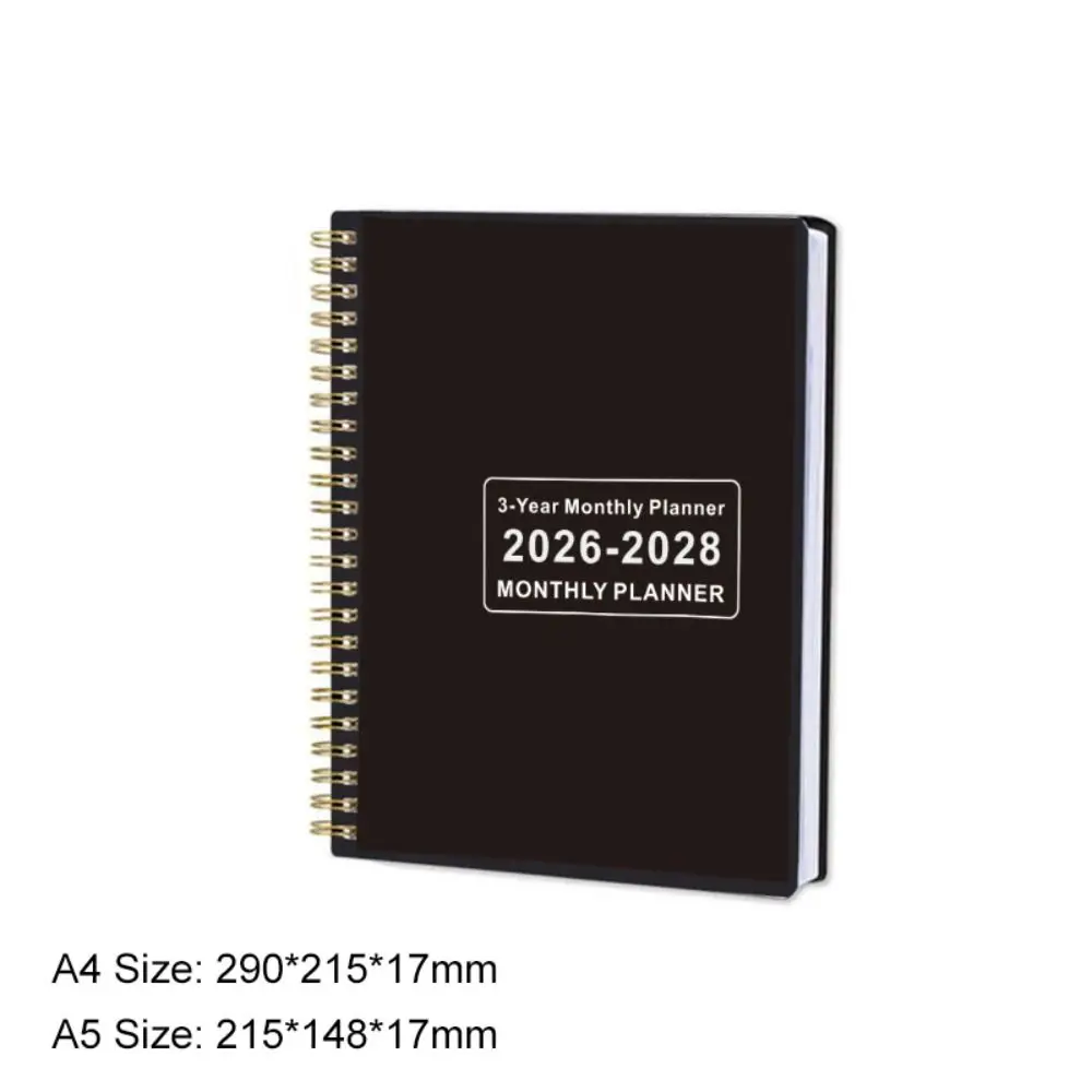 A4/A5 3 Years Monthly Planner 2026-2028 Yearly Goals Calendar Book Smooth Writing Annual Summary Agenda Calendar Academic Year thumbnail 6