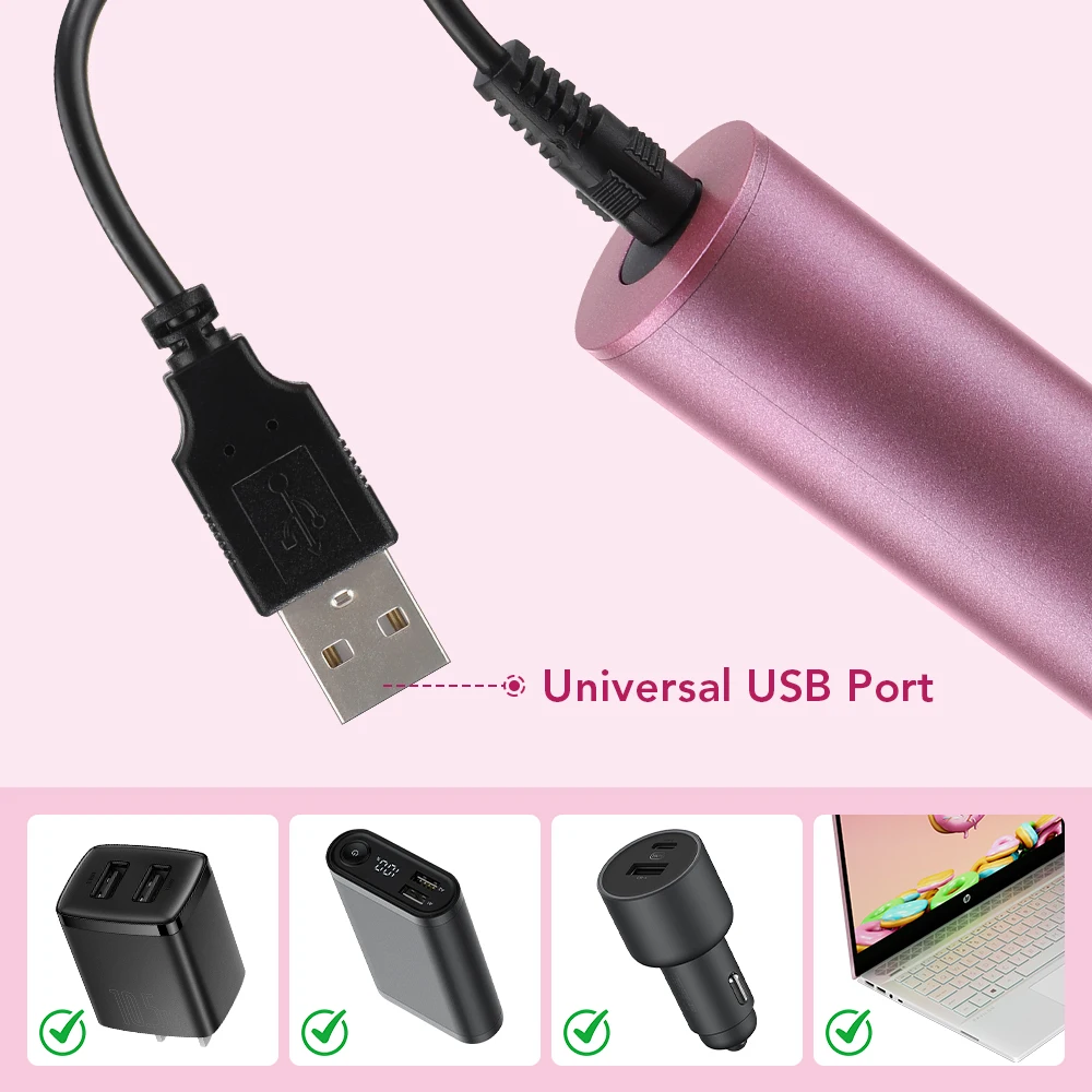 USB Electric Foot Callus Remover Foot Care Tool Leg Heels Remove Dead Skin Pedicure Tool Set With Replacement Sandpaper thumbnail 5