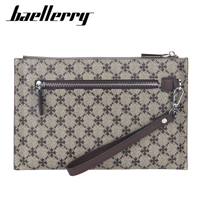 Baellerry Men's Big Long Soft Clutches PU Purse Slim Multi-Card Holder Phone Hand-held Bag Wallet Travel Essential