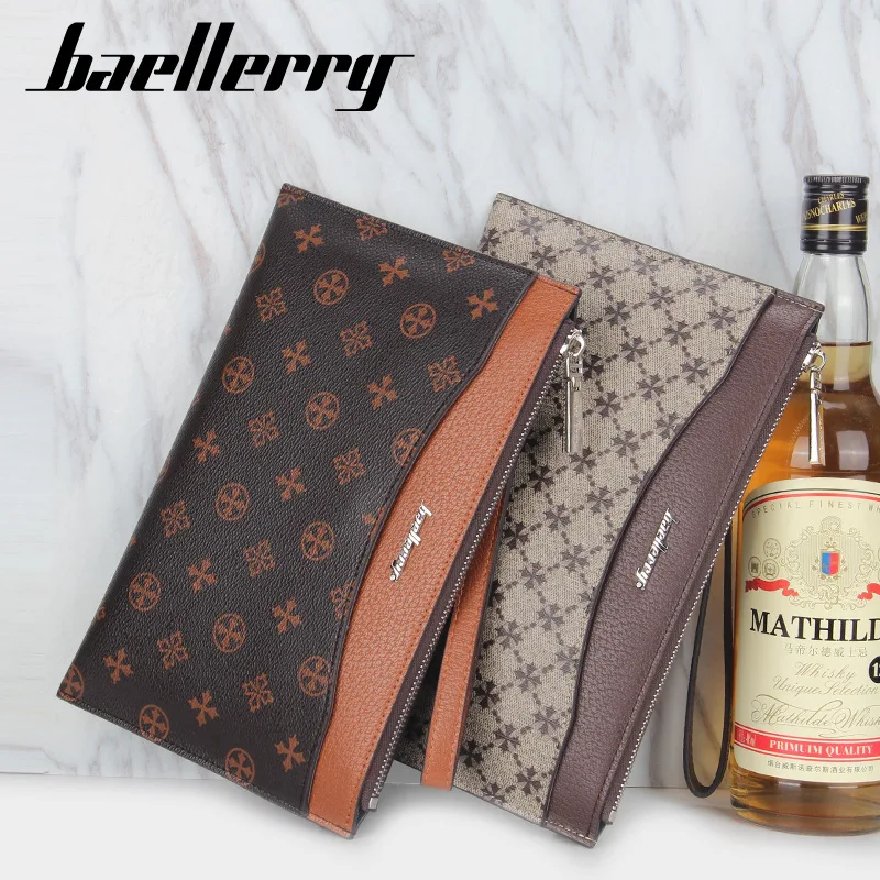 Baellerry Men's Big Long Soft Clutches PU Purse Slim Multi-Card Holder Phone Hand-held Bag Wallet Travel Essential thumbnail 4