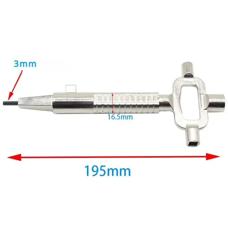 Precision Lock Cylinder Gauge Tool For Cam Spindle Measurement Quick Accurate Multi Use For Car Door Locks Locksmith Essential thumbnail 4