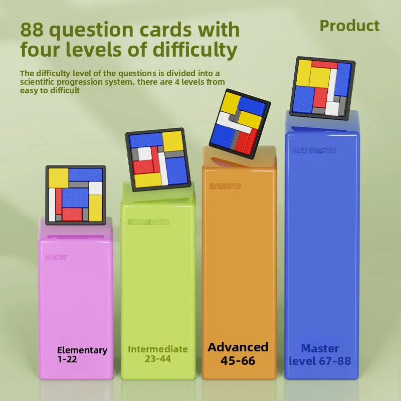Children Logical Thinking Training Puzzles Toys Adult Burning Brain Challenge Activity Intelligence Cubes Jigsaw Board Games thumbnail 3