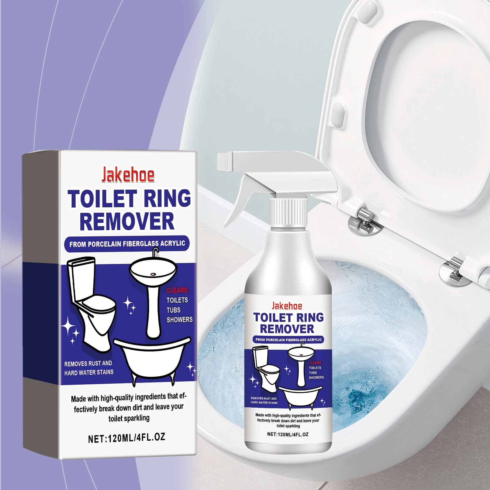 Toilet Foam Cleaner Efficient Removing Urinary Scale Eliminate Odors Restoring Toilet Shine Toilet Descaling and Cleaning Agent thumbnail 3