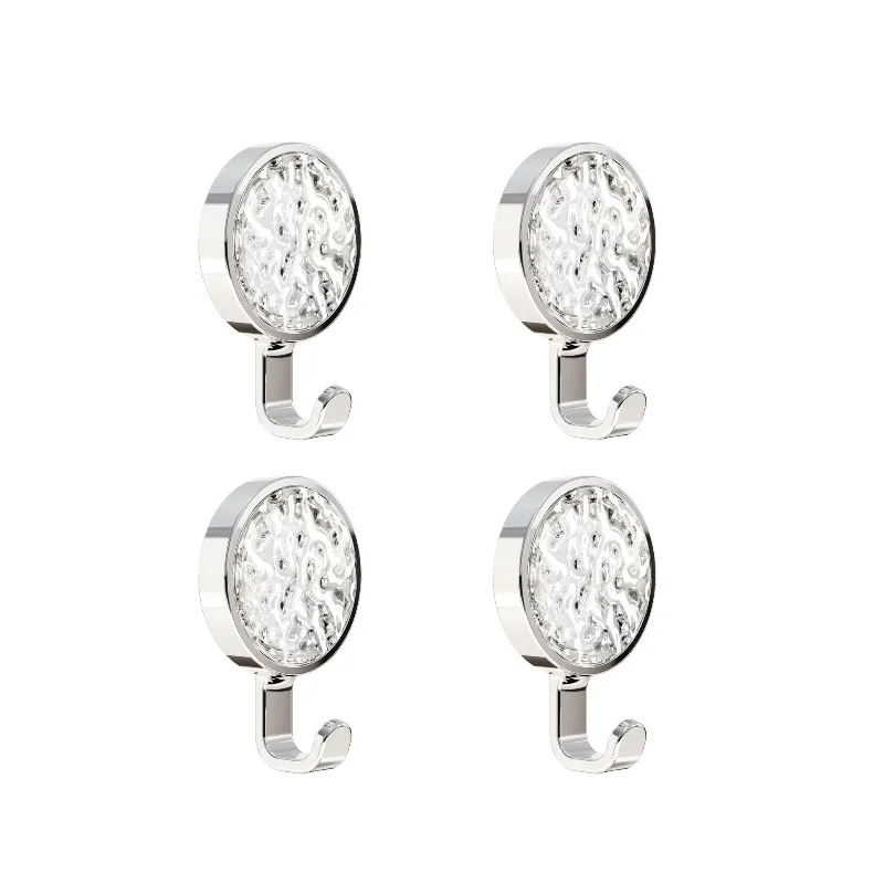 Luxury Adhesive HookStrong Load Bearing No Drill Wall Mounted Bathroom Rotating Traceless HangingOrganizer Storage Accessories thumbnail 5