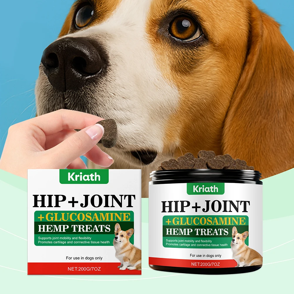 200g Dog Joint Supplement Soft Chews For Senior Dogs Natural Dog Joint Support For Improved Mobility For Senior Dogs thumbnail 2