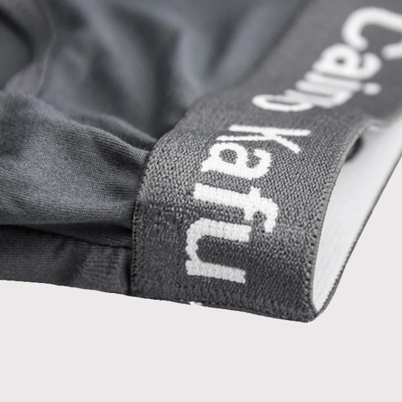 3pcs Men Brief Plus Size Men Underwear Panties Male Breathable Comfortment Panty Letter Decoration Sexy Red Underpant Size L-5XL thumbnail 4