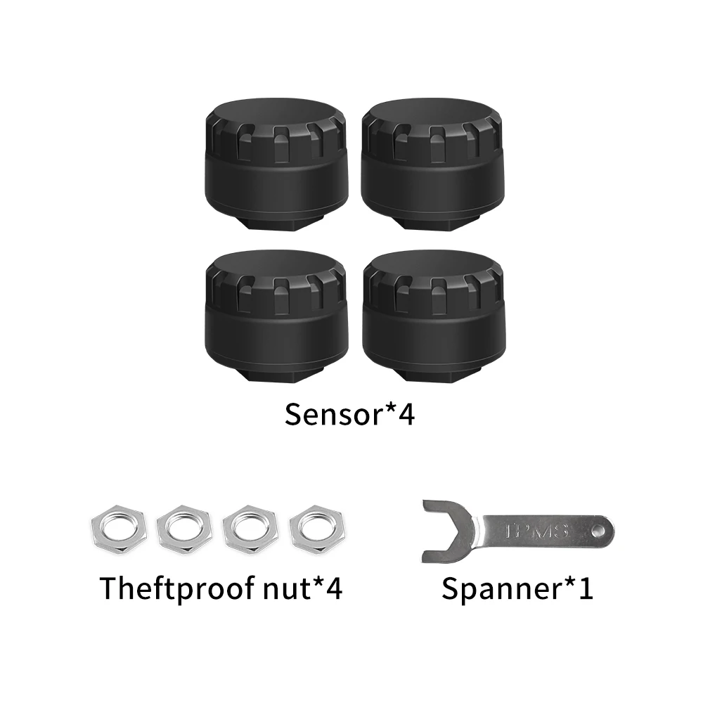 2026 Bluetooth External Tire Pressure Monitor BT TPMS Sensor For Motorcycle Car Van RV and Truck APP View 6 Major Abnormal Alarm thumbnail 6