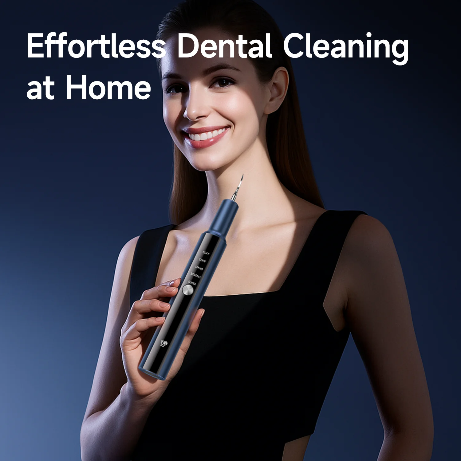 CURVY MOON T9 Ultrasonic Electric Vibrating Dental Scaler Tooth Cleaner Calculus Plaque Tooth Stains Remover Oral Care Homeuse thumbnail 3