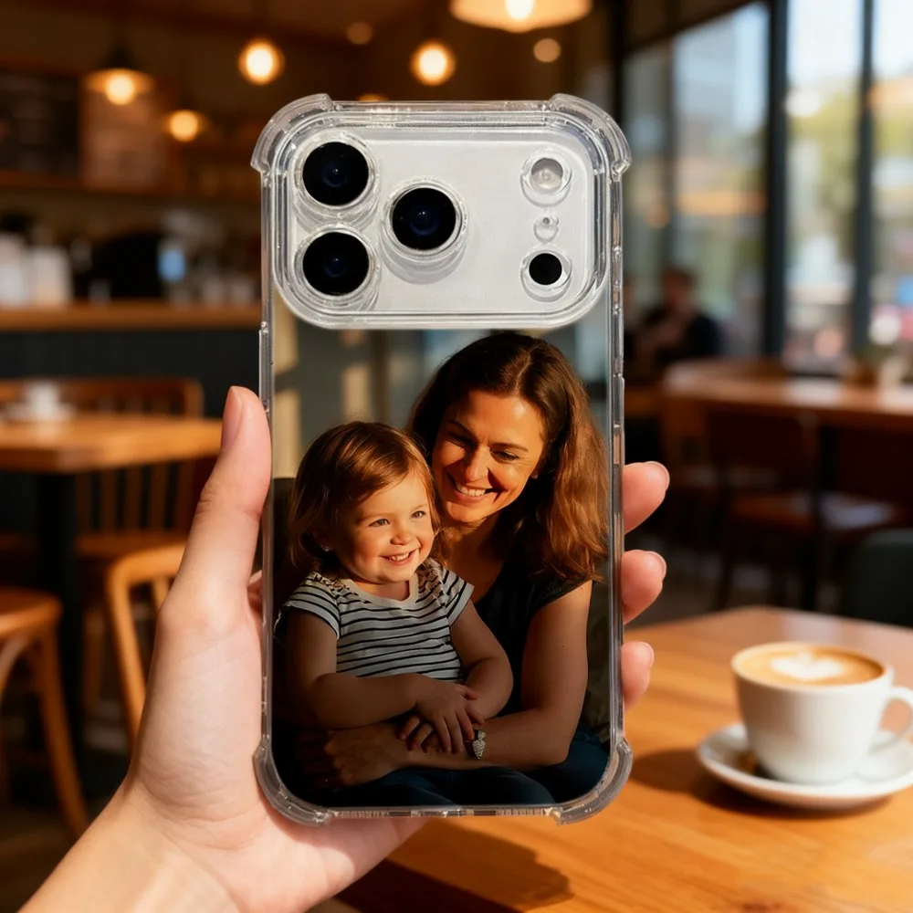 DIY Customised Photo Shockproof Case For iPhone 17 16 16e 15 14 13 12 11 Pro Max Mini SE 2020 2022 XS XR 6 7 8 Plus Air Cover thumbnail 5