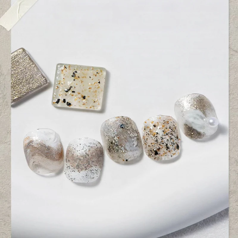 12-grid multi-functional Maillard pat-on gel nail polish, blush gradient gel nail polish, UV gel, rock gel, plaster gel, embosse thumbnail 3
