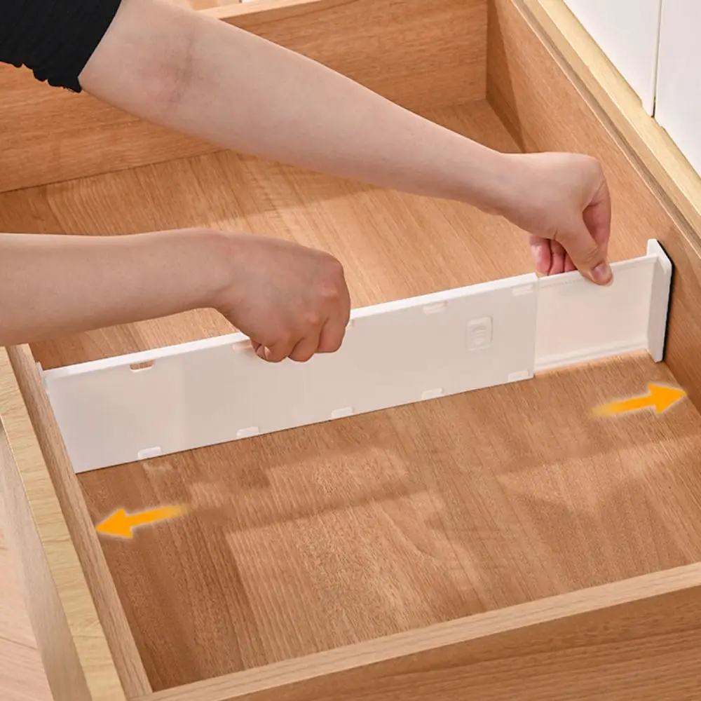 New Telescoping Drawer Divider Adjustable Multifunctional Cabinet Clapboard DIY Drawer Separator Cabinet Drawer Organization