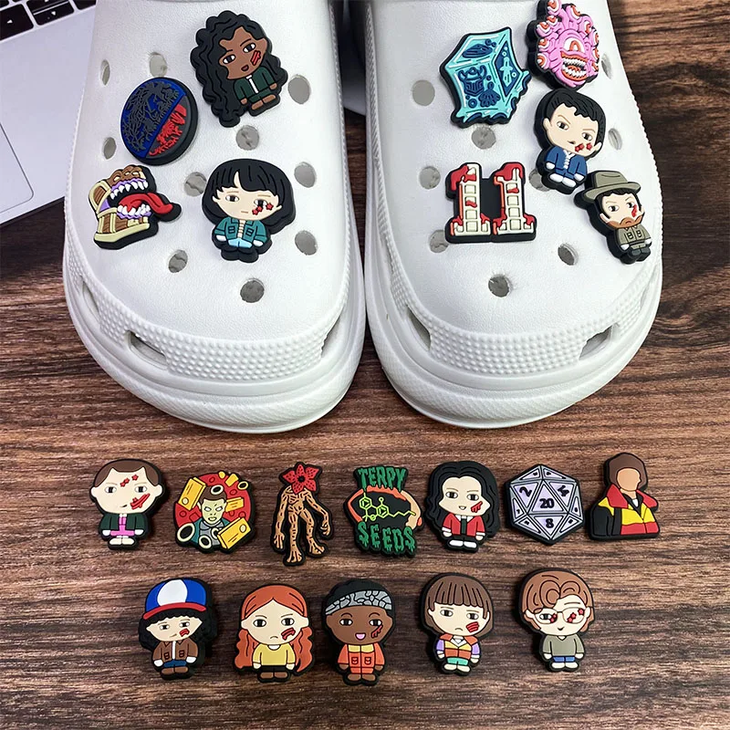 21PCS Cartoon Shoe Charms for Croc Clogs Sandals, Cute Shoes Decoration Accessories for Kids Teen Adults Party thumbnail 3