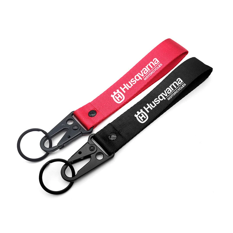 Motorcycle Keyring Ribbon Lanyard Keychain Holder Accessory For Husqvarna 701 SUPERMOTO & ENDURO Norden 901 Svartpilen 401 thumbnail 2