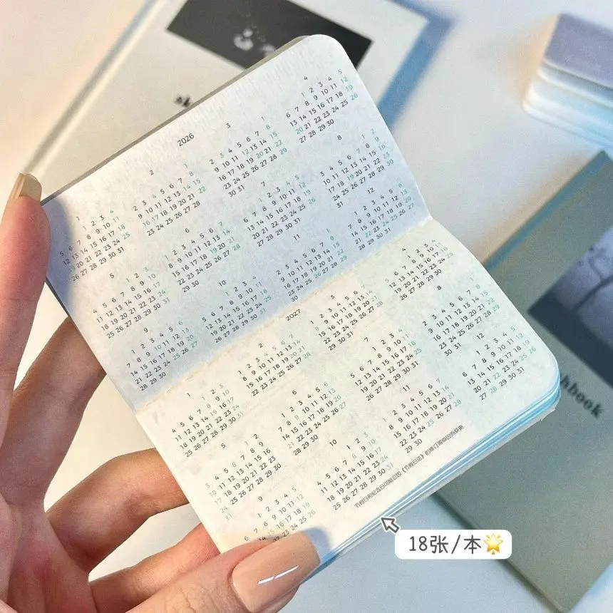 2026 Monthly Calendar Portable Monthly Planner Handwritten Journal School Office Notebooks To-do Notebooks Gifts Stationery thumbnail 3