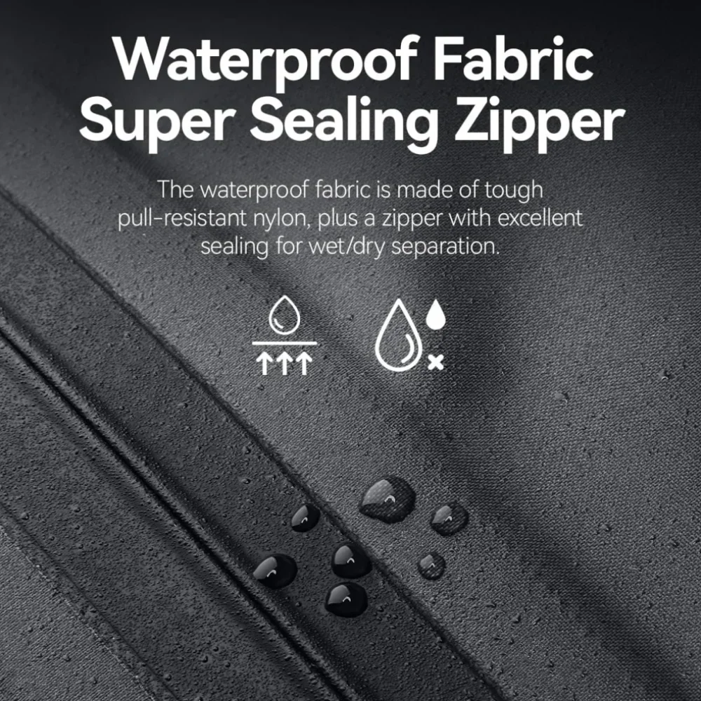 Portable Vacuum Compression Bags for Travel, Space Saving Bag with Hand Pump, Waterproof Clothes Organizer for Suitcase Backpack thumbnail 3