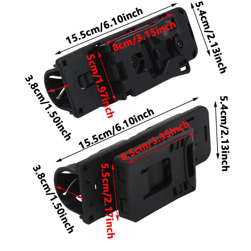 Black Quick Pull Mechanical Stick Cover Self Defense Tool​ 360° Rotating Sleeve Telescopic Swing Storage Belt thumbnail 6