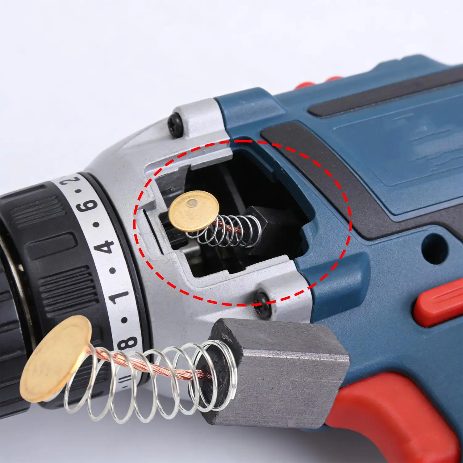 100/50x Carbon Brush Repair Kit Power Tool Electric Motor Replacement Parts Universal Adaptation  Carbon Brushes Mixed Set thumbnail 3