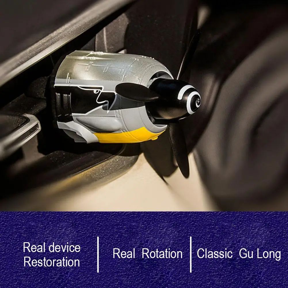 Fighter Plane Air Vent Decoration Car Vent Air Freshener Rotating Plane Long-Lasting Scent Car Vent Clips Air Purifier thumbnail 6
