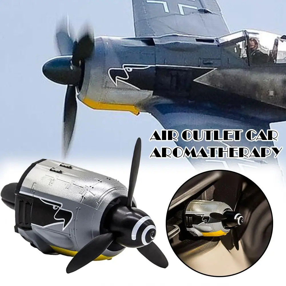 Fighter Plane Air Vent Decoration Car Vent Air Freshener Rotating Plane Long-Lasting Scent Car Vent Clips Air Purifier thumbnail 4