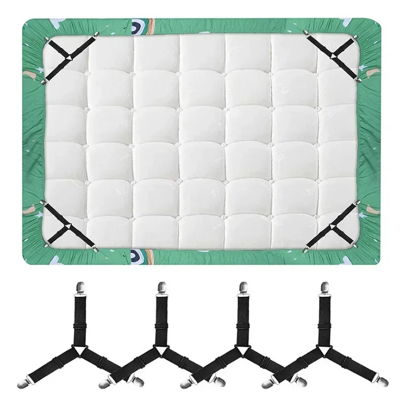 bed sheet holder anti-slip household invisible buckle bed sheet clip mattress fixing strap anti-running quilt cover elastic rope thumbnail 6